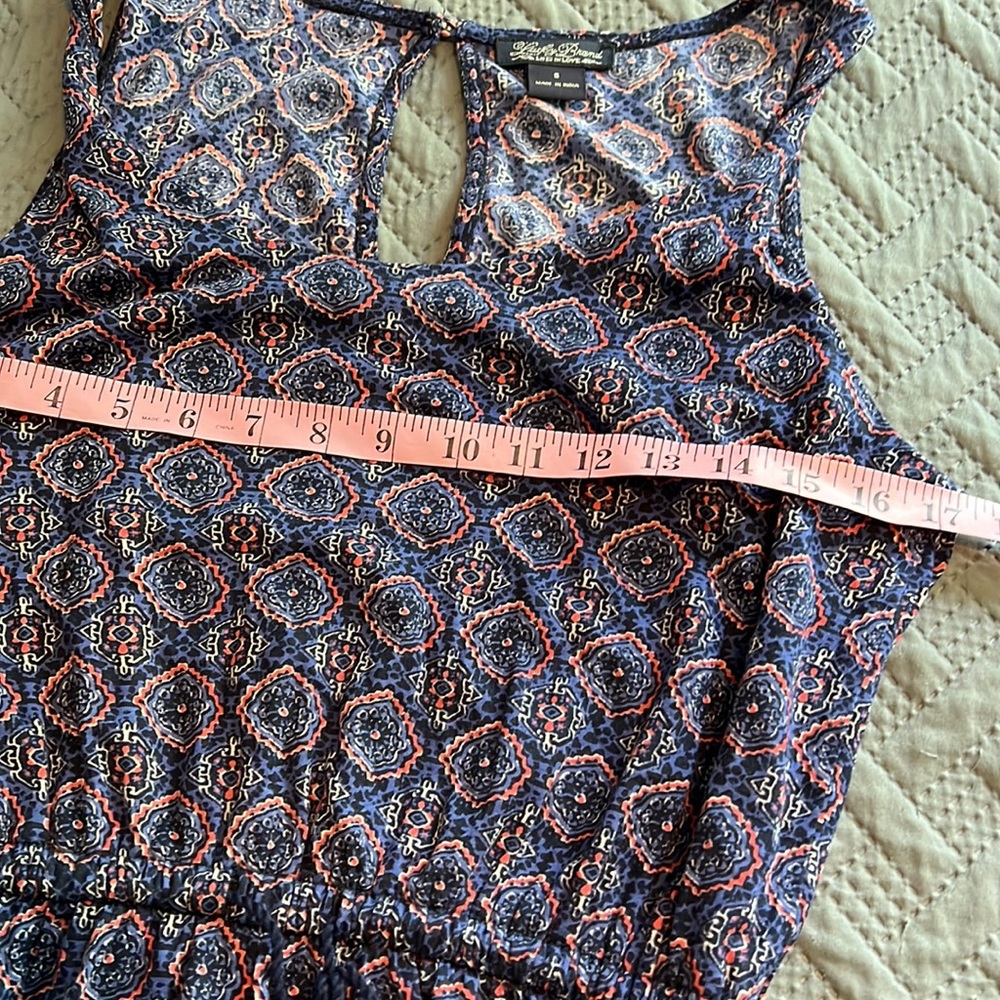 Lucky Brand : Small Floral Mini Dress - Picture 5 of 10